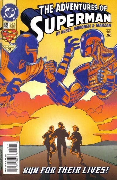 The Adventures of Superman #524A Direct Edition