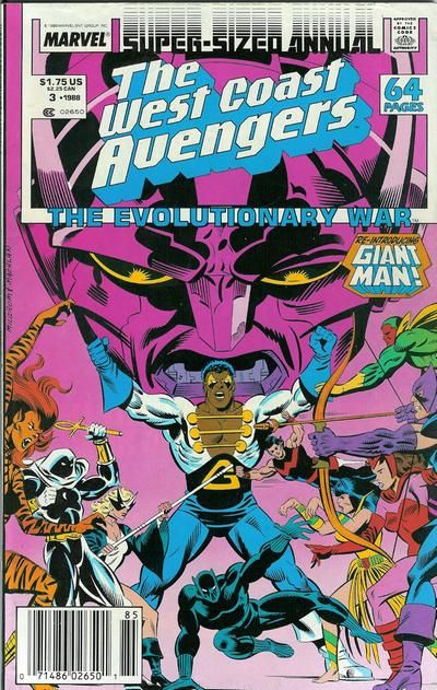 The West Coast Avengers, Vol. 2 Annual #3B Newsstand Edition