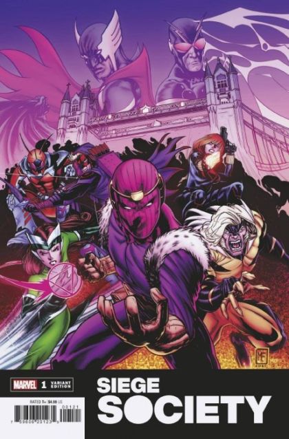 Heroes Reborn: Siege Society #1B Variant Marcelo Ferreira Cover