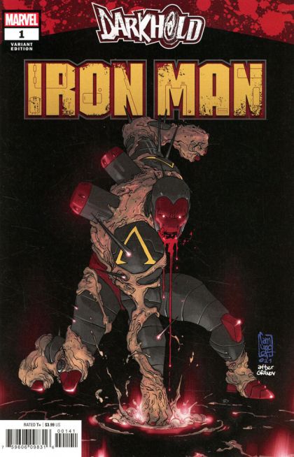 Darkhold: Iron Man #1D Variant Giuseppe Camuncoli Cover
