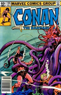 Conan the Barbarian, Vol. 1 #136B Newsstand Edition