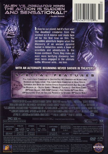Alien vs. Predator (2004) - DVD