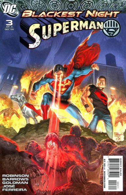 Blackest Night: Superman #3A Eddy Barrows Regular