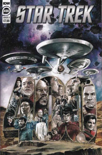 Star Trek: The 400th Issue #400B J. K. Woodward Cover