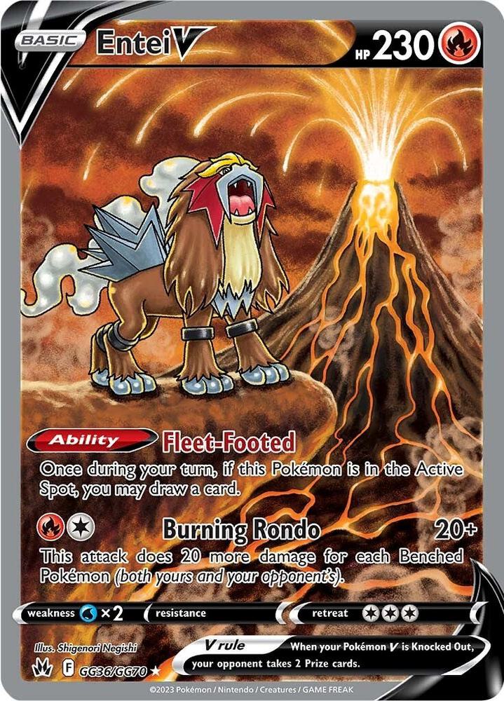 Entei V - SWSH: Crown Zenith: Galarian Gallery (CRZ:GG)