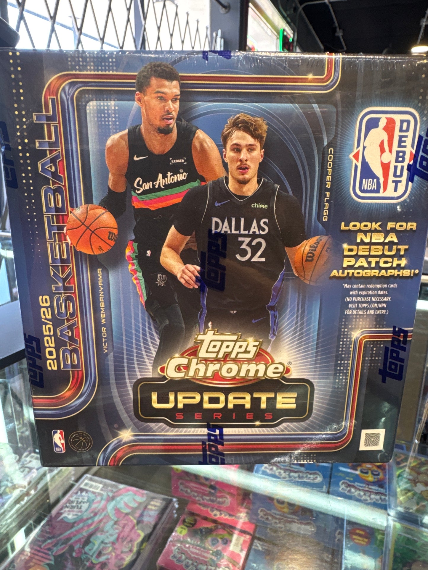 Topps Chrome NBA Update Series 25/26 Mega Box
