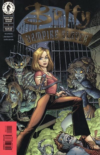 Buffy the Vampire Slayer, Vol. 1 #1C Dynamic Forces Gold Foil Logo