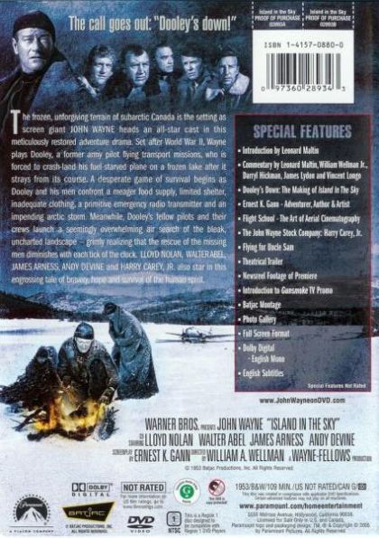 Island in the Sky (1953) - DVD