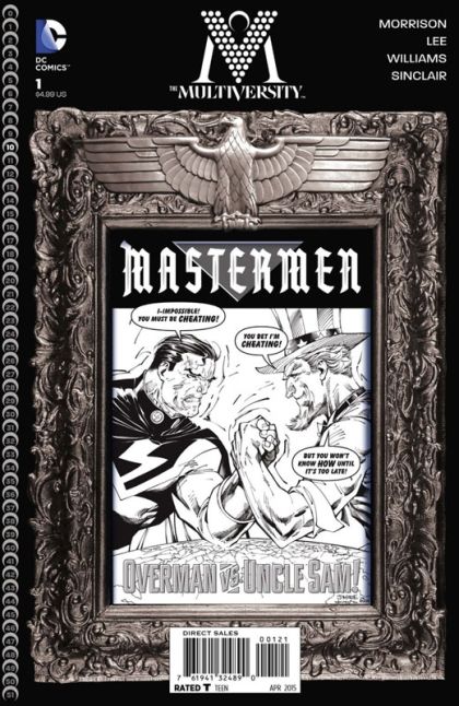 The Multiversity: Mastermen #1B Jim Lee Black and White Cover