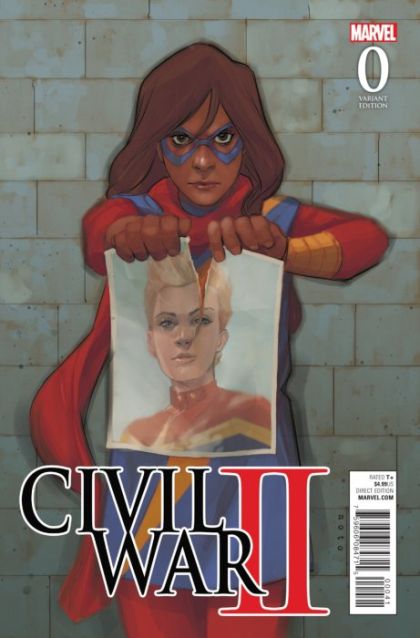 Civil War II #0D Incentive Phil Noto Kamala Variant Cover