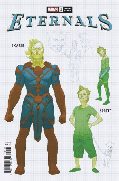 Eternals, Vol. 5 #1AH Esad 1:10 Ribic Design Variant