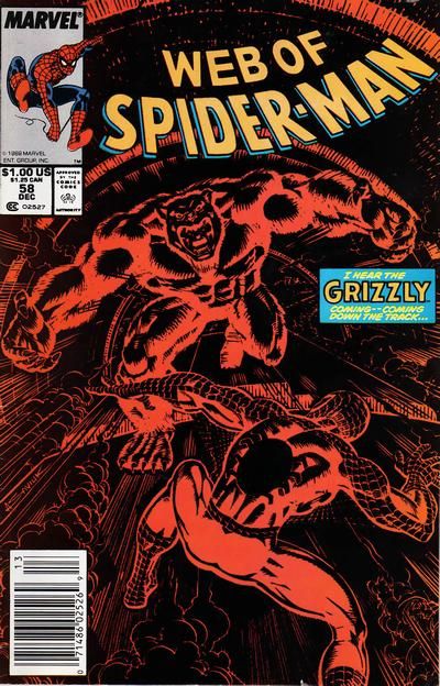 Web of Spider-Man, Vol. 1 #58B Newsstand Edition