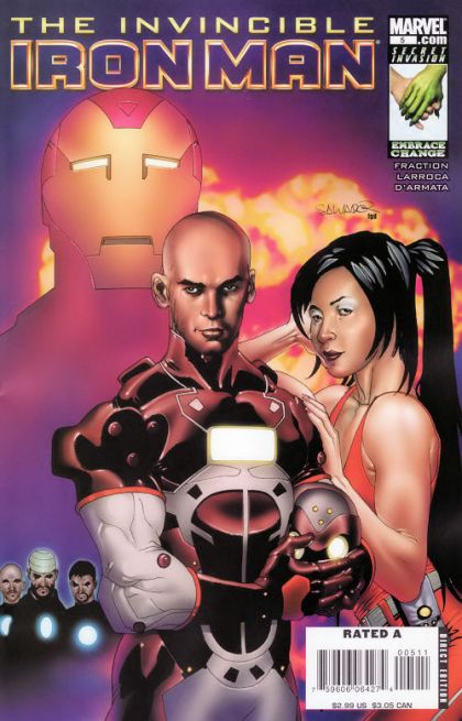 Invincible Iron Man, Vol. 1 #5A Salvador Larroca Regular
