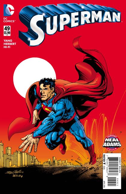 Superman, Vol. 3 #49B Neal Adams Variant Cover