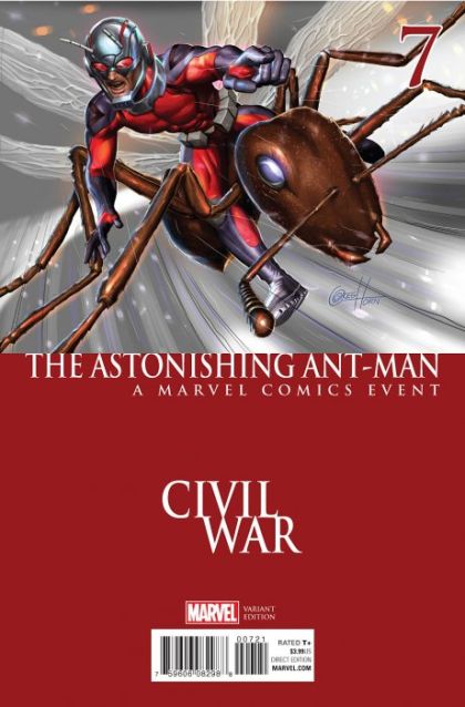The Astonishing Ant-Man, Vol. 1 #7B Variant Greg Horn Civil War Cover