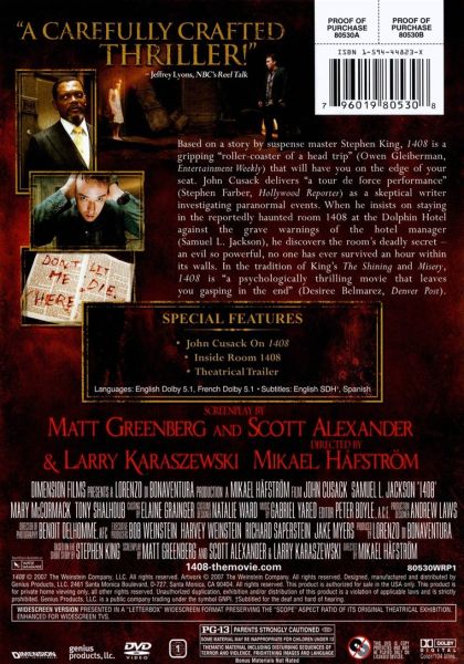 1408 (2007) - DVD