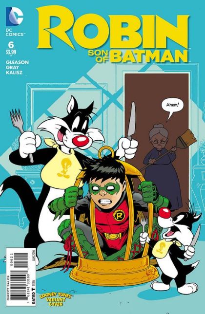 Robin: Son of Batman #6B Spike Brandt & Patrick Gleason Looney Tunes Variant Cover
