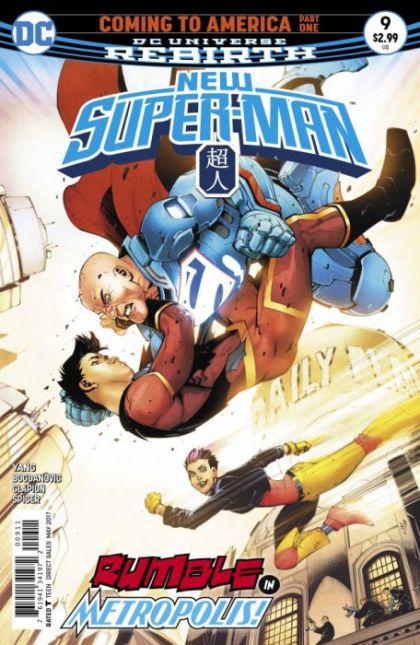 New Super-Man #9A Regular Viktor Bogdanovic Cover
