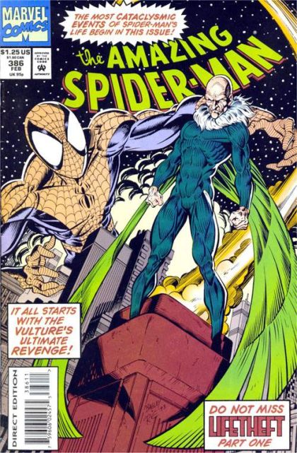 The Amazing Spider-Man, Vol. 1 #386A Direct Edition