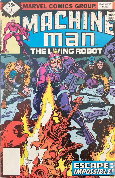 Machine Man, Vol. 1 #8A Whitman Variant