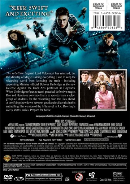 Harry Potter and the Order of the Phoenix (2007) - DVD