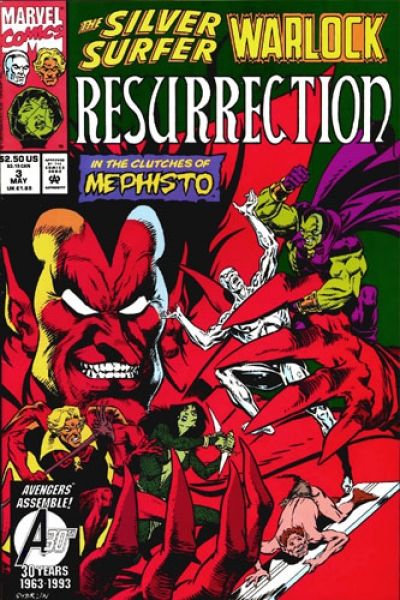 Silver Surfer / Warlock: Resurrection #3A Direct Edition