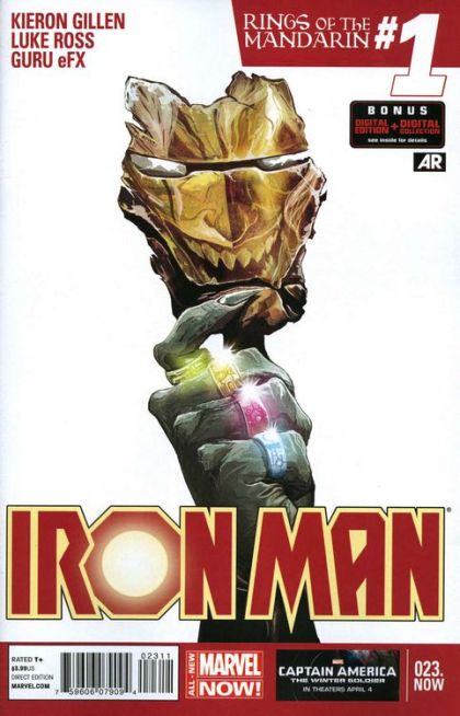 Iron Man, Vol. 5 #23.NOW-A Regular Michael del Mundo Cover