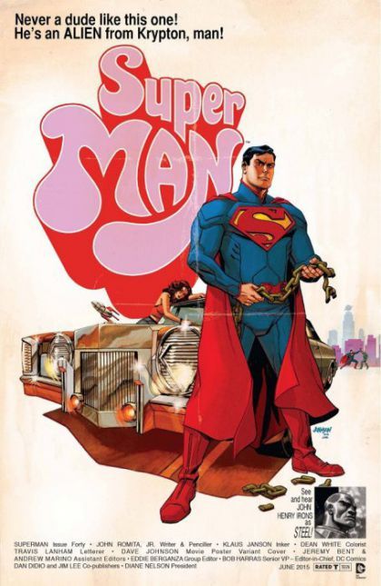 Superman, Vol. 3 #40B Movie Poster Variant Cover
