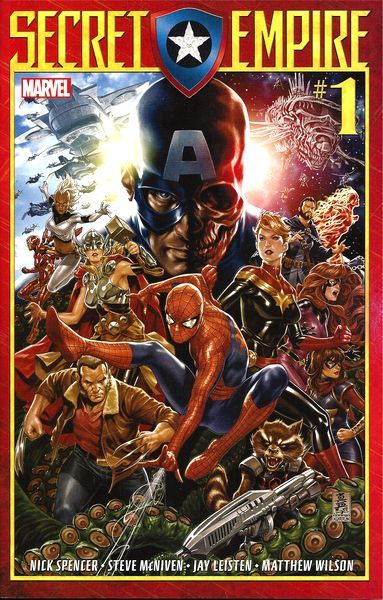 Secret Empire #1A Regular Mark Brooks Cover
