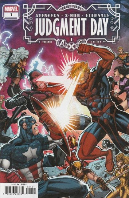 A.X.E.: Judgment Day #1E Ron Lim Variant