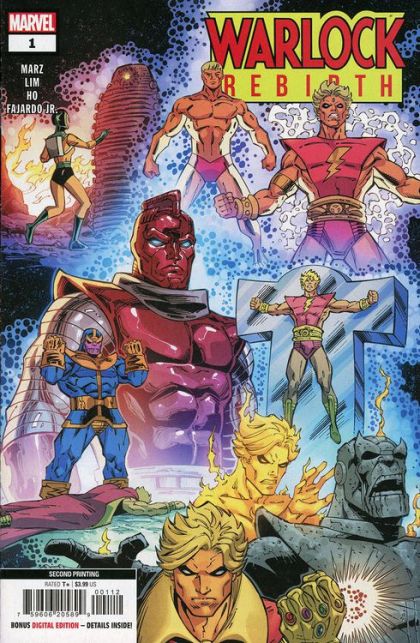 Warlock: Rebirth #1J 2nd Printing Ron Lim