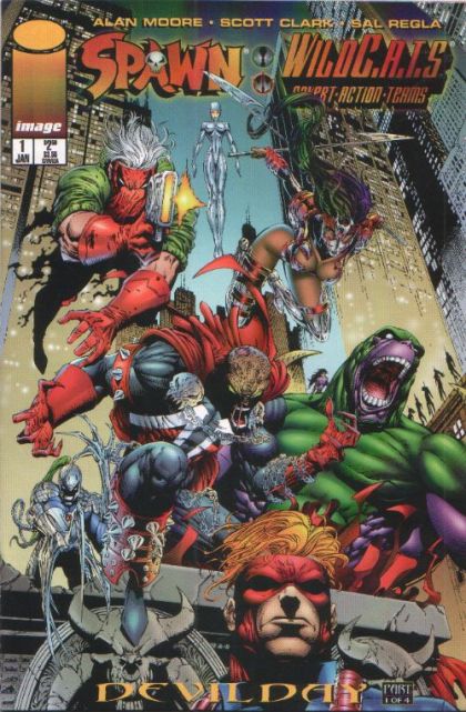 Spawn / WildC.A.T.s #1A Direct Edition