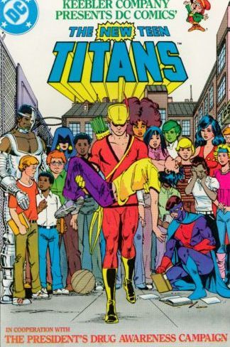 The New Teen Titans (President's Drug Awareness Campaign) #1A Presented by Keebler