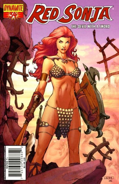 Red Sonja, Vol. 1 (Dynamite Entertainment) #34A Mel Rubi Variant Cover