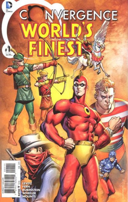 Convergence: Worlds Finest Comics #1A Aaron Lopresti Regular Cover