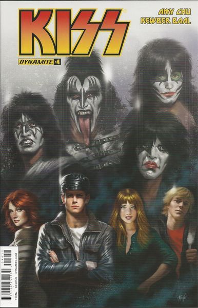 Kiss (Dynamite Entertainment) #4A Regular Lucio Parillo Cover