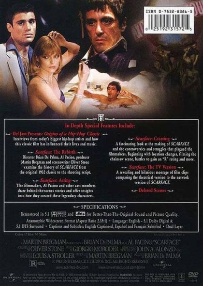 Scarface (1983) Widescreen Two-Disc Anniversary Edition - DVD
