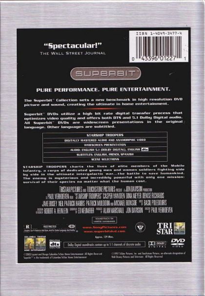 Starship Troopers (1997) - DVD
