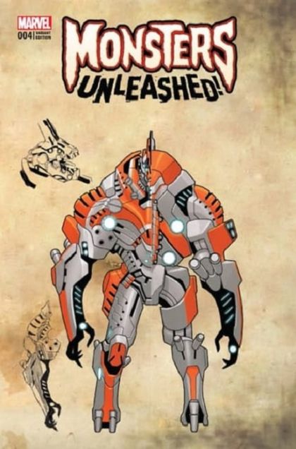 Monsters Unleashed, Vol. 2 #4F Variant Salvador Larroca Monster Cover
