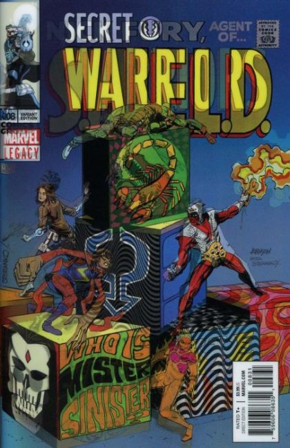 Secret Warriors, Vol. 2 #8C Variant Dave Johnson Lenticular Homage Cover