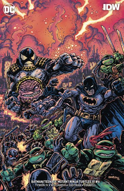 Batman / Teenage Mutant Ninja Turtles III #6B Variant Cover by Eastman and Tomi Varga