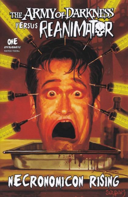 The Army of Darkness vs. Reanimator: Necronomicon Rising #1C Arthur Suydam Cover