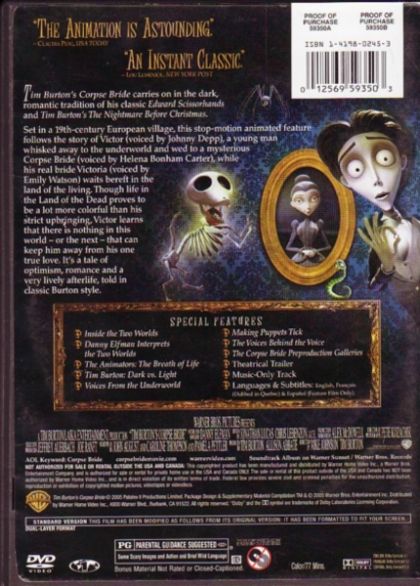 Corpse Bride (2005) - DVD