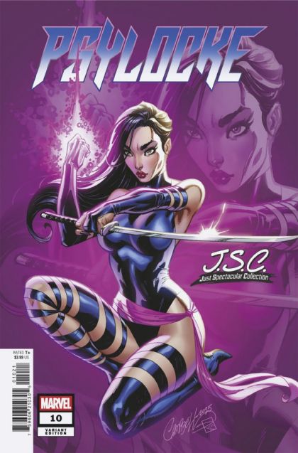Psylocke, Vol. 2 #10B J. Scott Campbell Just Spectacular Collection Variant
