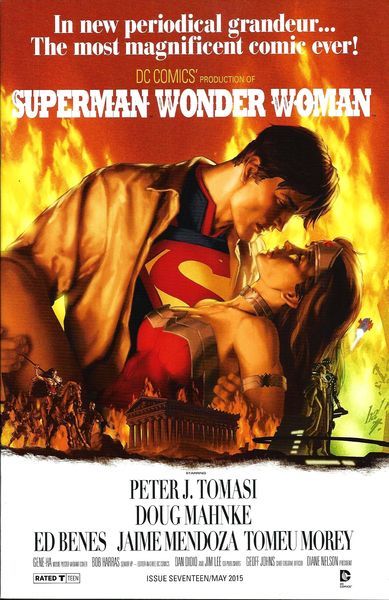 Superman / Wonder Woman #17B Movie Variant Cover