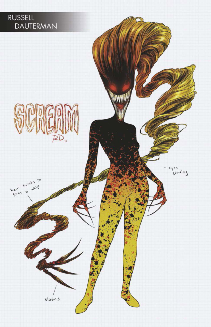 Absolute Carnage: Scream #1F Variant Russell Dauterman Young Guns Cover