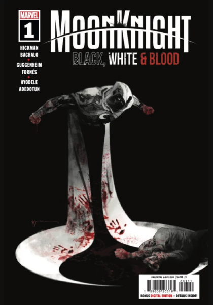 Moon Knight: Black, White & Blood #1A Regular Bill Sienkiewicz Cover