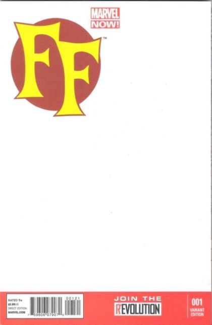 FF, Vol. 2 #1E Blank Variant Cover