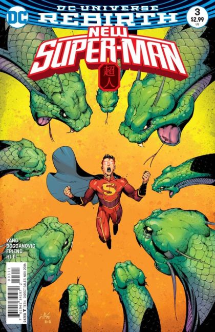 New Super-Man #3A Regular Viktor Bogdanovic Cover