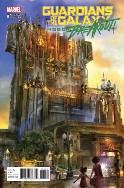 Guardians of the Galaxy: Mission Breakout #1B Incentive Concept Variant Cover